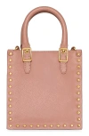 Rebecca Minkoff Mini Studded Leather Tote In Romance