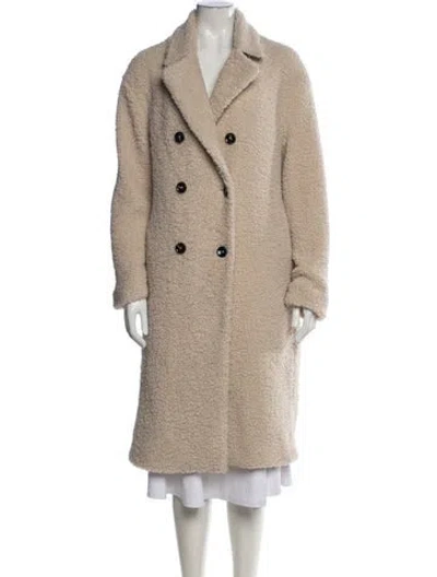 Pre-owned Rebecca Minkoff Mink Coat In Neutral