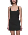 Rebecca Minkoff Mira Skort Mini Dress In True Black