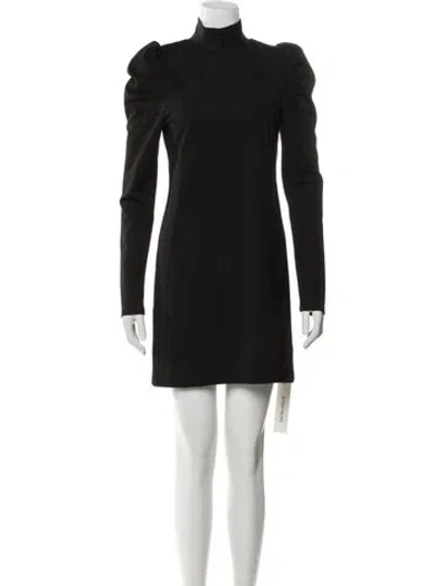 Pre-owned Rebecca Minkoff Mock Neck Mini Dress W/ Tags In Blue