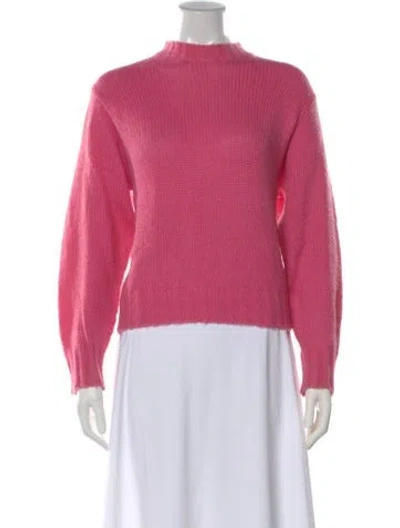 Pre-owned Rebecca Minkoff Mock Neck Sweater In Pink