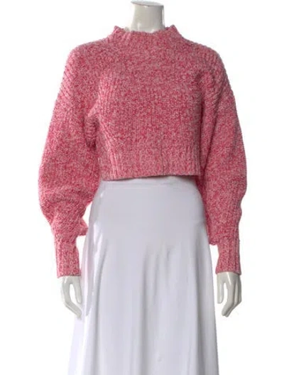 Pre-owned Rebecca Minkoff Mock Neck Sweater In Pink