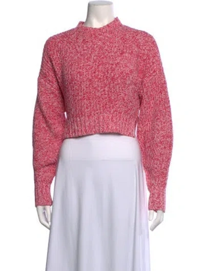 Pre-owned Rebecca Minkoff Mock Neck Sweater In Pink