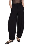 Rebecca Minkoff Myla Wide Leg Pant In True Black