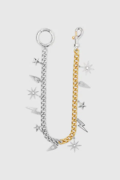 Rebecca Minkoff Mystical Chain Belt With Charms In Multicolor