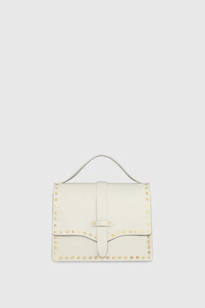 Rebecca Minkoff Nanine Small Messenger Bag In Porcelain