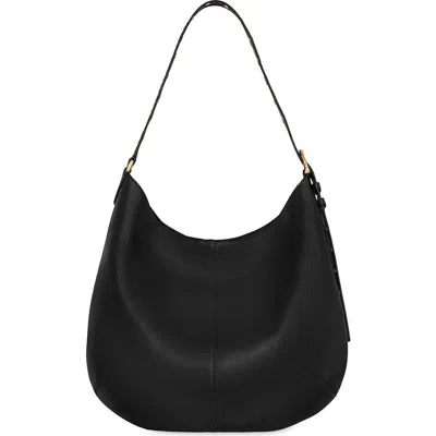 Rebecca Minkoff Naomi Leather Hobo Bag In Black