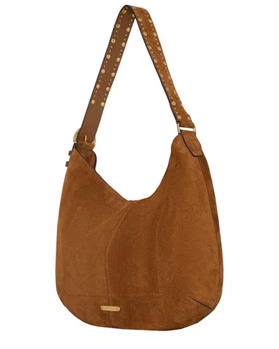 Rebecca Minkoff Naomie Leather Hobo Bag In Brown