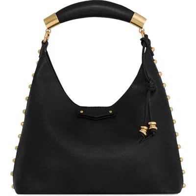 Rebecca Minkoff Nolita Leather Top Handle Bag In Black