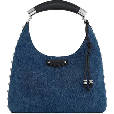 Rebecca Minkoff Nolita Leather Top Handle Tote In Blue