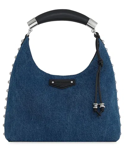 Rebecca Minkoff Nolita Small Top Handle Hobo Handbag In Blue