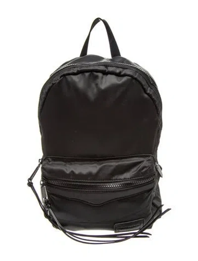 Pre-owned Rebecca Minkoff Nylon Backpack In Black