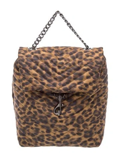 Pre-owned Rebecca Minkoff Nylon Backpack W/ Tags In Brown