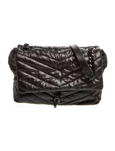 Pre-owned Rebecca Minkoff Nylon Crossbody Bag In Black