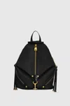 Rebecca Minkoff Nylon Medium Zip Julian Backpack Bag In Black