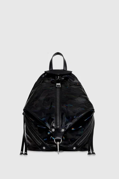 Rebecca Minkoff Nylon Medium Zip Julian Backpack Bag In Grey