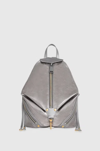 Rebecca Minkoff Nylon Medium Zip Julian Backpack Bag In Multicolor