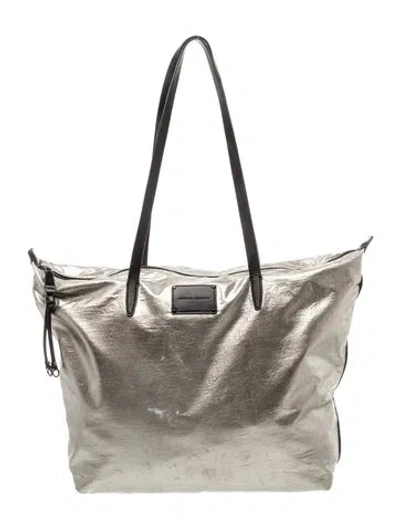Pre-owned Rebecca Minkoff Nylon Tote In Gray