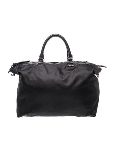 Pre-owned Rebecca Minkoff Nylon Weekender Bag In Black