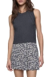 Rebecca Minkoff Palmer Cable Sweater In Slate - Dark Grey