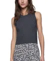 Rebecca Minkoff Palmer Cable Sweater In Slate - Dark Grey