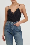 REBECCA MINKOFF PARKER LACE BODYSUIT