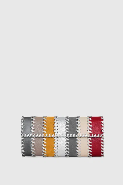 Rebecca Minkoff Patchwork Clutch Bag In Multicolor