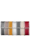 Rebecca Minkoff Whipstitch Patchwork Leather Clutch In Multi