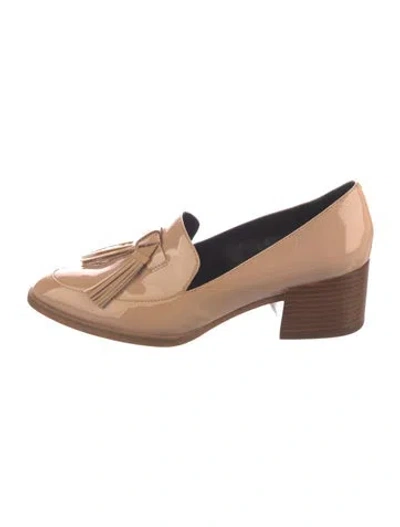 Pre-owned Rebecca Minkoff Patent Leather Tassel Accents Pumps In Multi