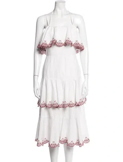 Pre-owned Rebecca Minkoff Patterned Midi Length Dress In Multi
