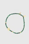 Rebecca Minkoff Peace Sign Semi Bracelet In Gold