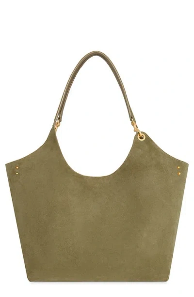 Rebecca Minkoff Perfect Suede Tote In Green