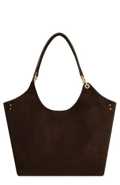 Rebecca Minkoff Perfect Suede Tote In Pink