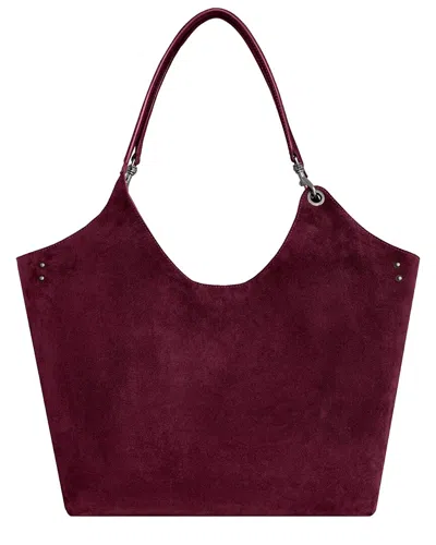 Rebecca Minkoff Perfect Suede Tote In Red