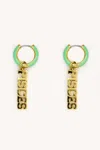 Rebecca Minkoff Pisces Zodiac Linear Huggies In Gold