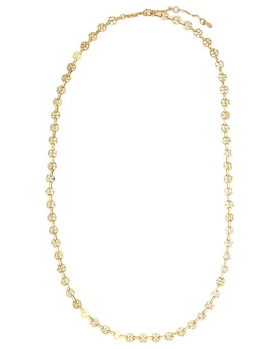 Rebecca Minkoff Plated Peace Sign Necklace In Gold
