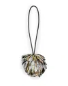 Rebecca Minkoff Pom Pom Bag Charm In Black