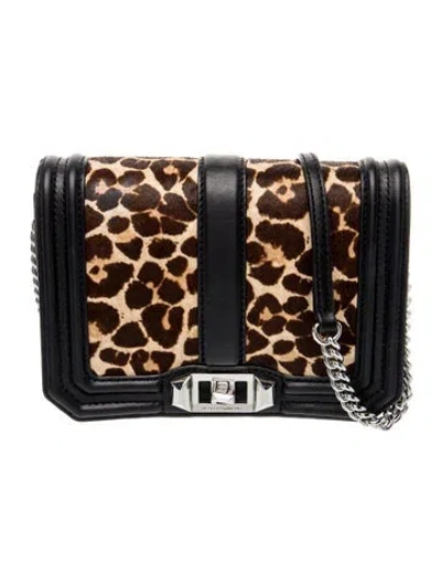 Pre-owned Rebecca Minkoff Ponyhair Clutch In Blue