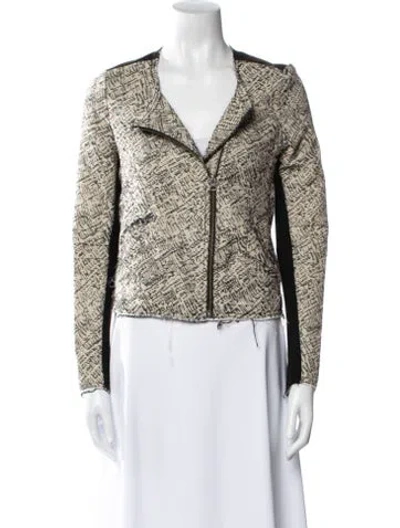 Pre-owned Rebecca Minkoff Printed Evening Jacket In Multi