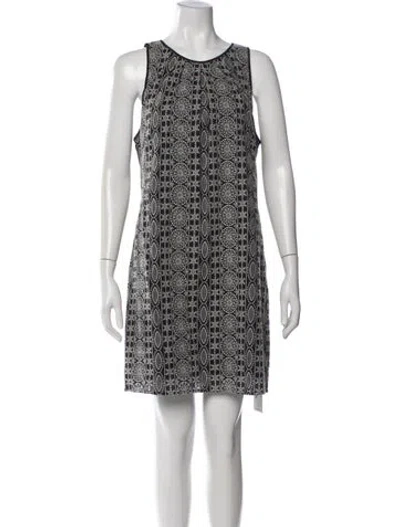 Pre-owned Rebecca Minkoff Printed Mini Dress In Blue