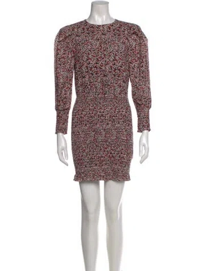 Pre-owned Rebecca Minkoff Printed Mini Dress In Multi