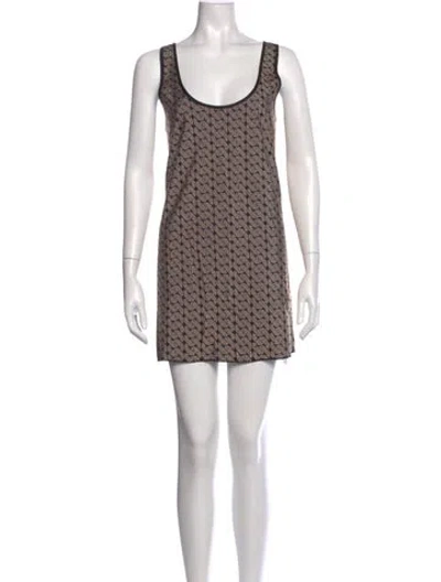 Pre-owned Rebecca Minkoff Printed Mini Dress W/ Tags In Multi