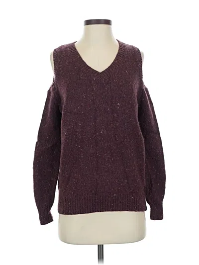 Pre-owned Rebecca Minkoff Pullover Sweater In Burgundy