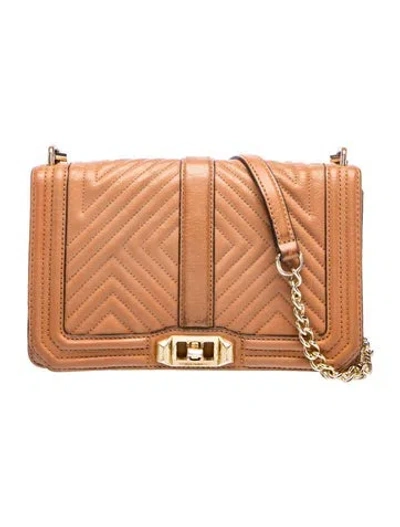 Pre-owned Rebecca Minkoff Quilted Shoulder Bag In Brown