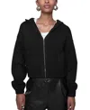 Rebecca Minkoff Quinn Zip Hoodie In Black