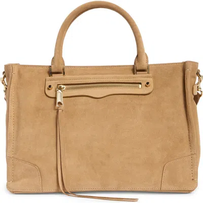 Rebecca Minkoff Regan Leather Satchel In Brown