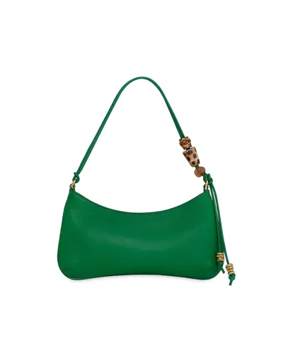 Rebecca Minkoff Reina Small Leather Shoulder Handbag In Green