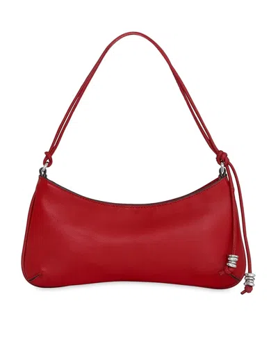 Rebecca Minkoff Reina Small Leather Shoulder Handbag In Red
