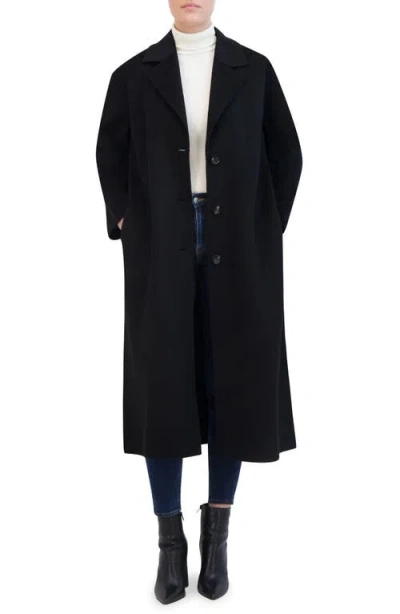 Rebecca Minkoff Relaxed Double Face Coat In Black