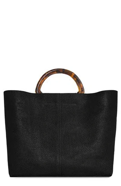 REBECCA MINKOFF REBECCA MINKOFF RESIN TOP HANDLE TOTE BAG